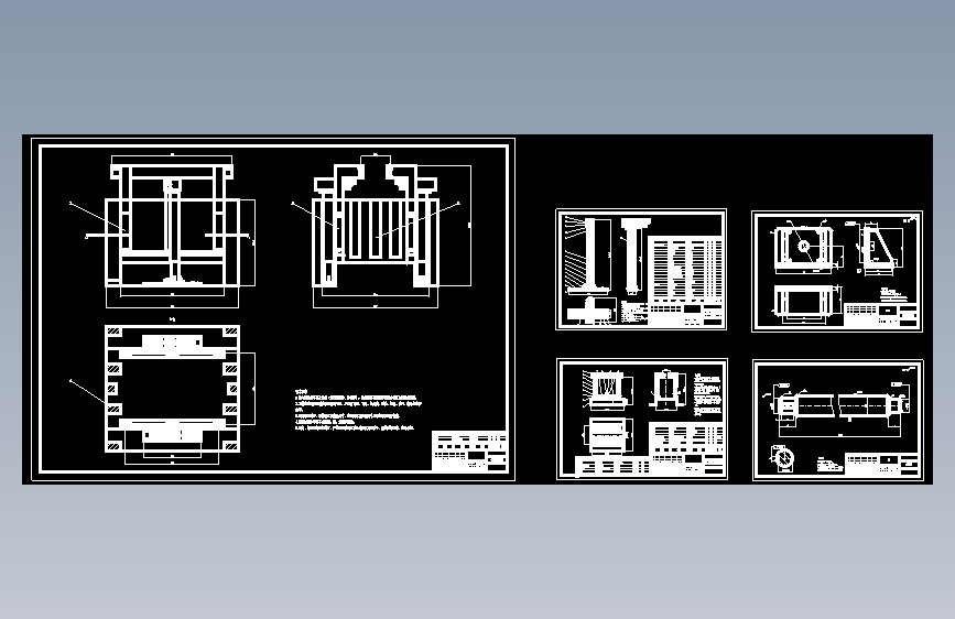 地坑式架车机CAD--1445891