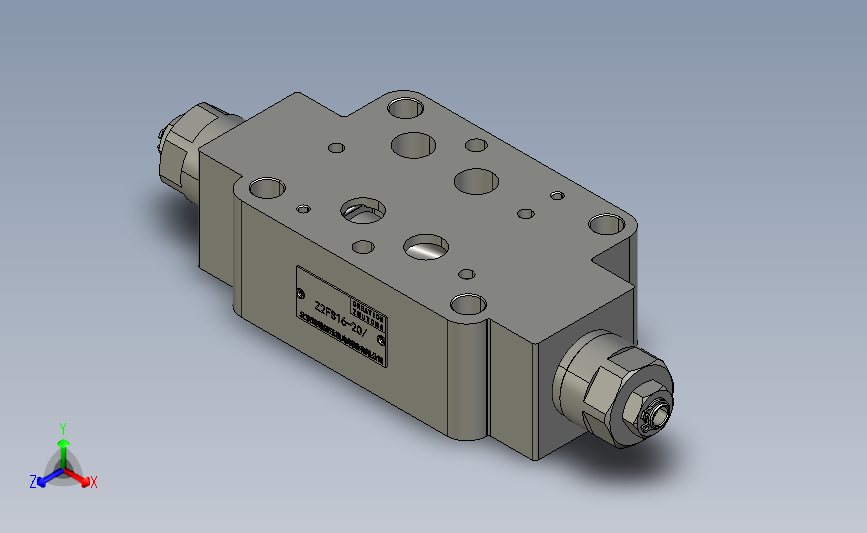 Z2FS叠加式双单向节流阀[Z2FS16-30].step