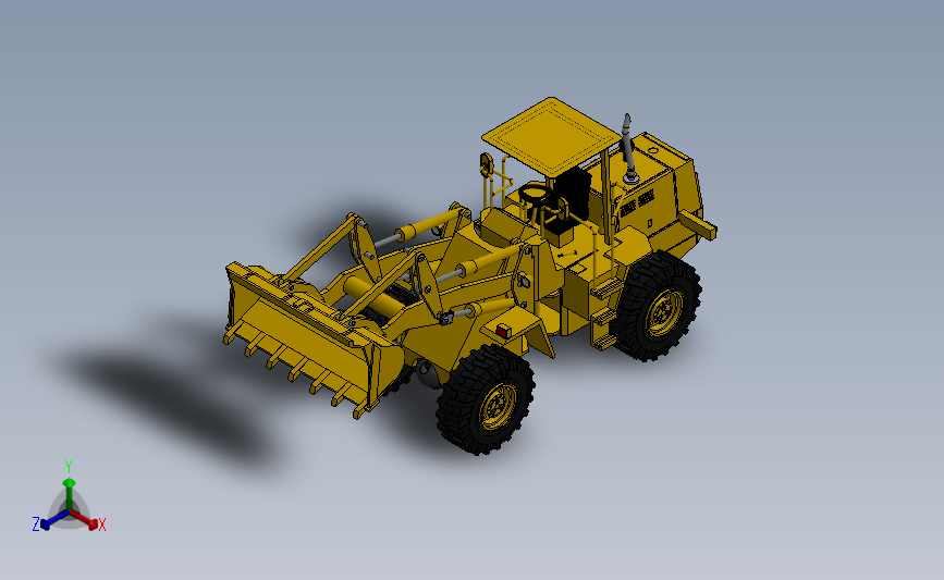 轮式装载机设计solidworks