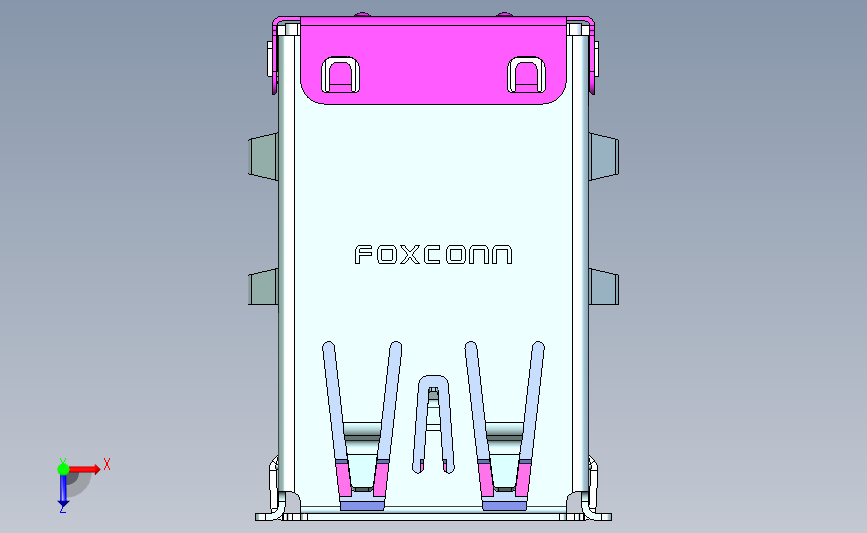 三重USB3.0 俯视图