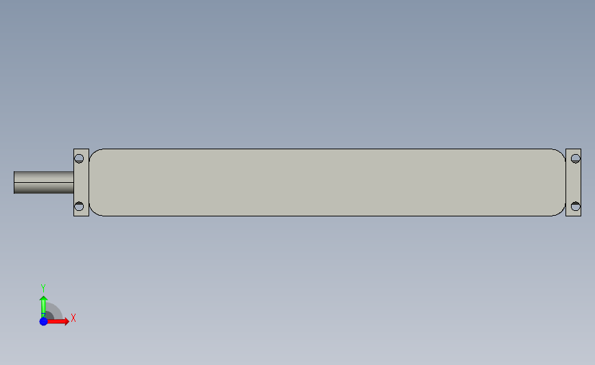 SMDX-300-10-024机床工作灯,照明灯.step 正面视图
