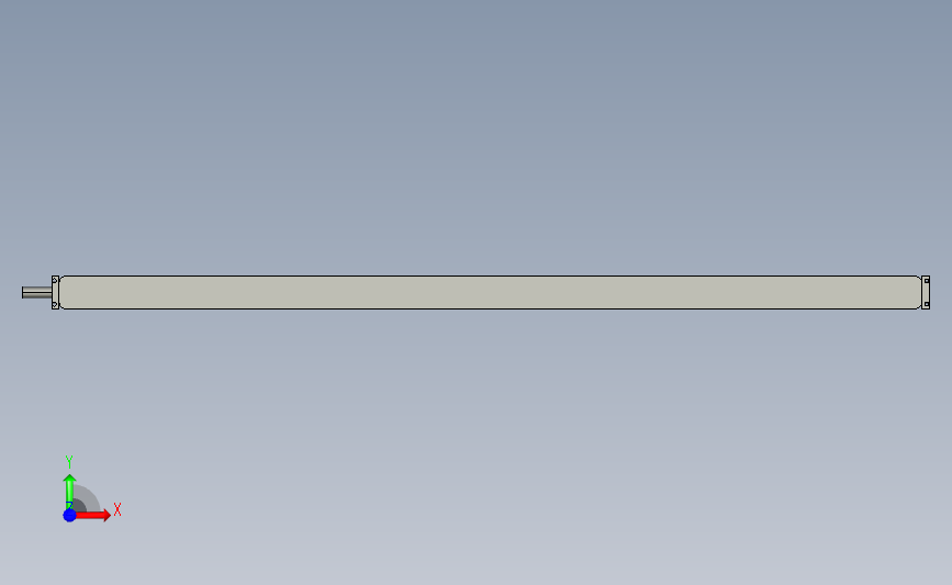 SMDX-1200-40-024机床工作灯,照明灯.step 正面视图