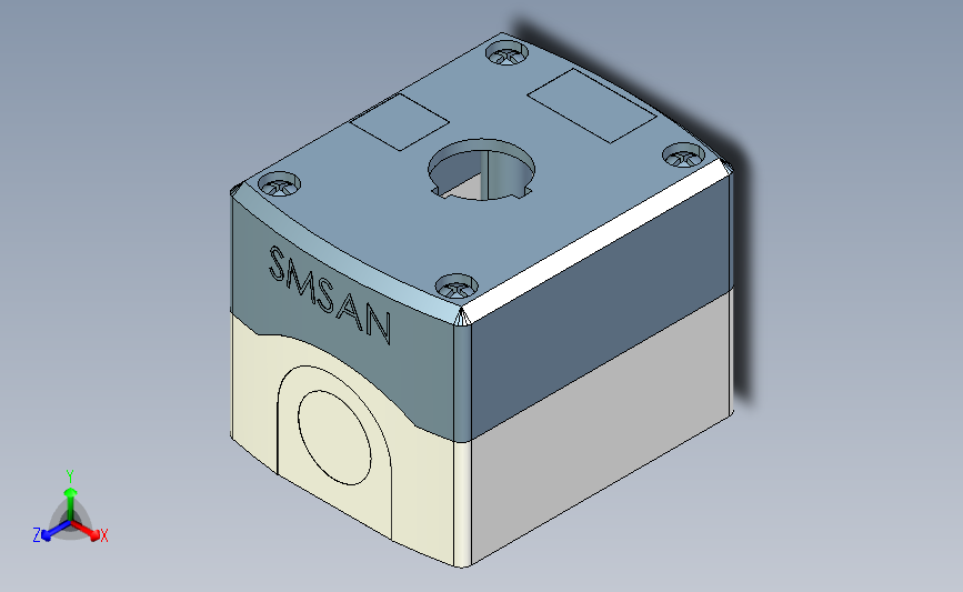 按钮盒[GOB-1A-GW].step