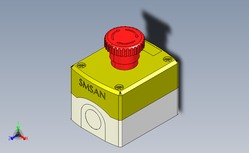 可旋转复位和拉拔复位急停按钮[GOB-1A70-YW].step