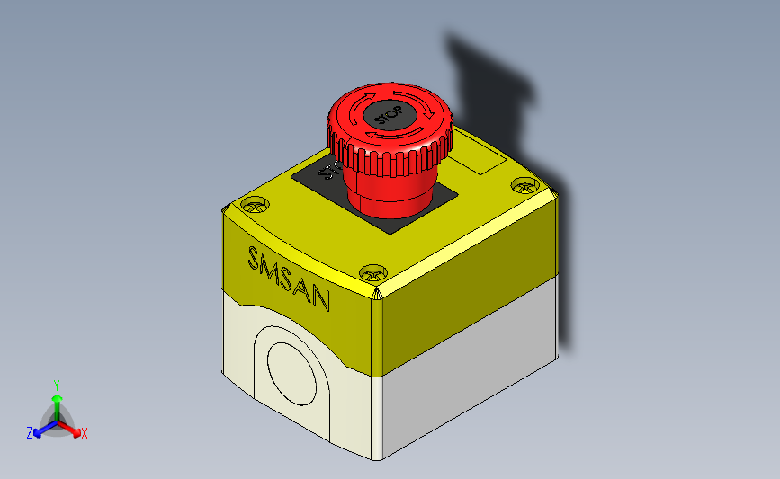 可旋转复位和拉拔复位急停按钮[GOB-1A71M-YW].step