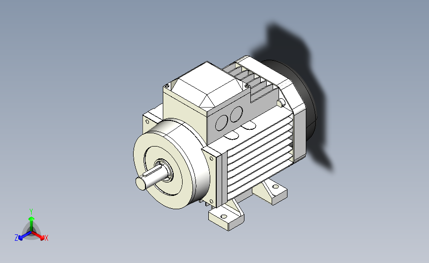 IM B3 H80-180(YE2、YE3)通用电机[YE2-112M-4-B3].step