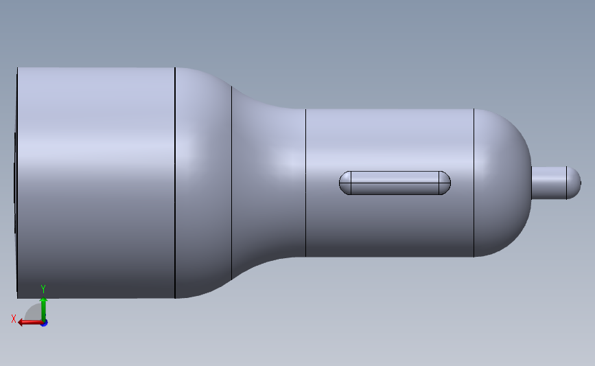 双USB适配器_SOLIDWORKS 2021_模型图纸下载 – 懒石网