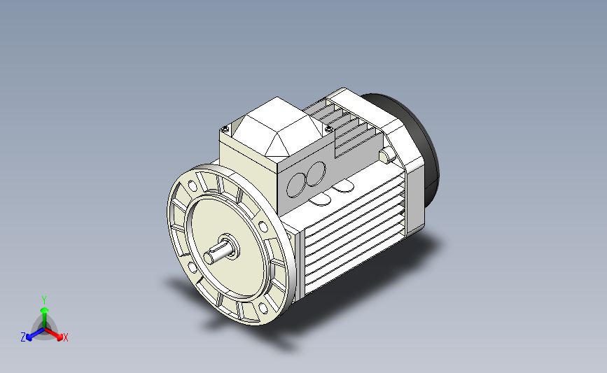IM B5 H63-90通用电机[YS-632-4-B5].step
