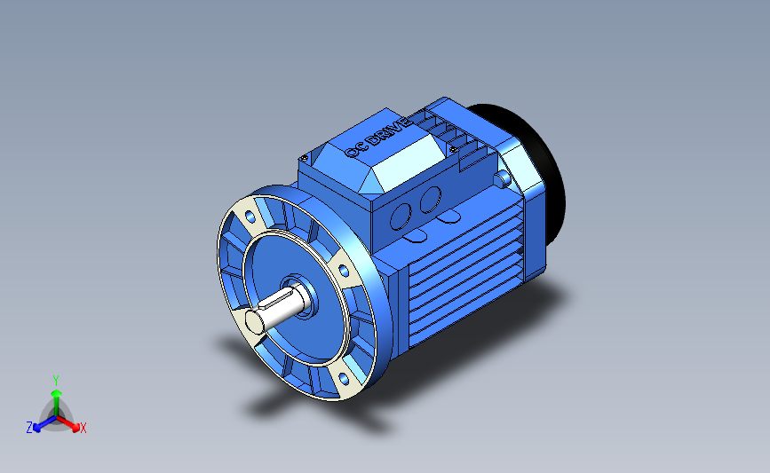 IM B5 H80-180(YE2、YE3)通用电机[YE2-90L-2-B5].step