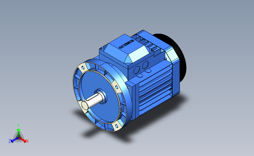 IM B5 H80-180(YE2、YE3)通用电机[YE2-132S1-2-B5].step