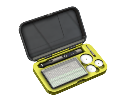 带储物盒的微型抛光笔