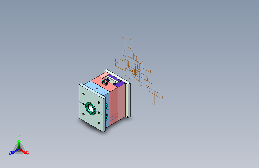 腰型盖注塑模具设计=1679649=180