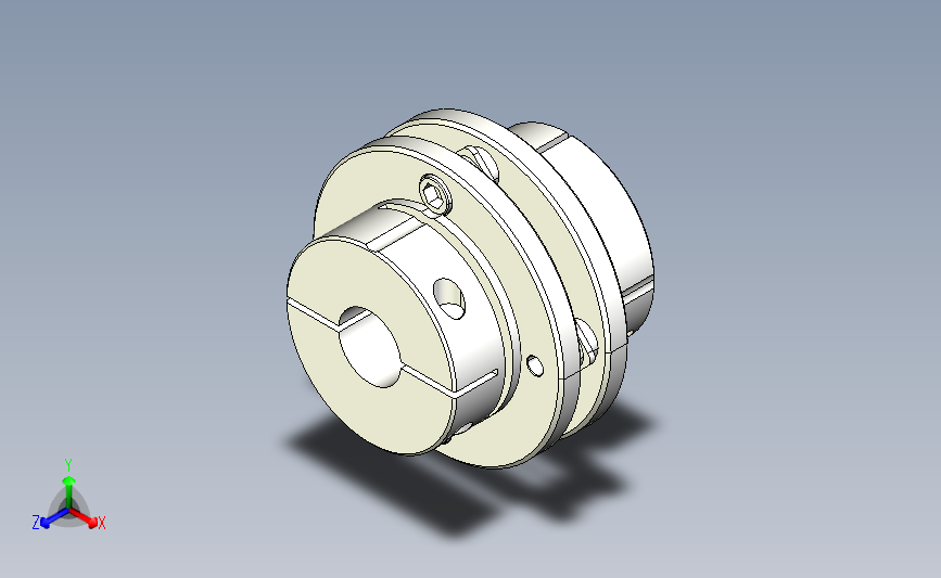 台阶膜片型单节式联轴器[CPDE56-14-14].step