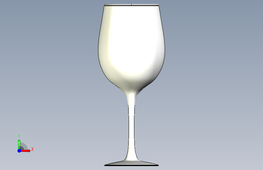 A0011793-Cabernet(郁金香)酒杯 正面视图