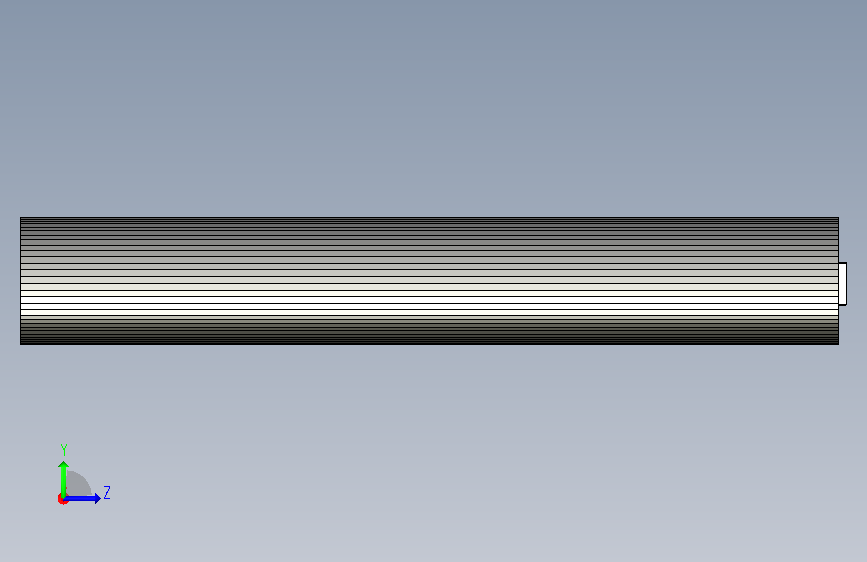 NACA 4415翼型 左侧视图