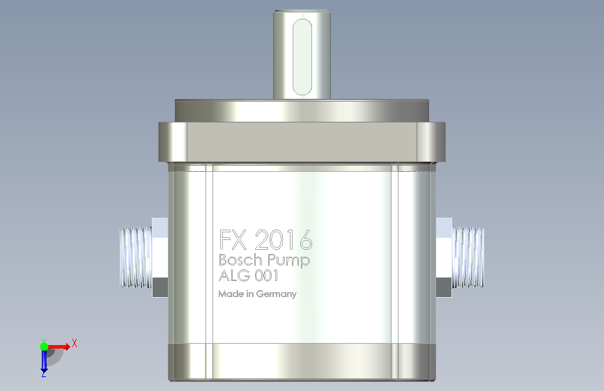 齿轮泵 24 xt 俯视图