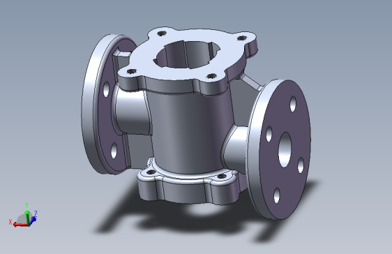 阀体模型+cad