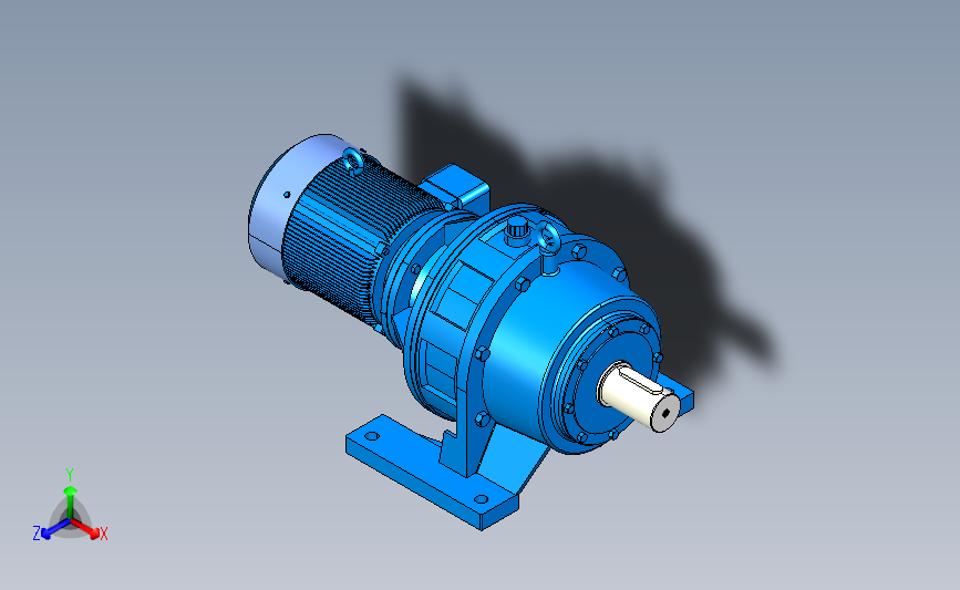 BWD型单级摆线针轮减速机[BWD-3-35-1.1].step