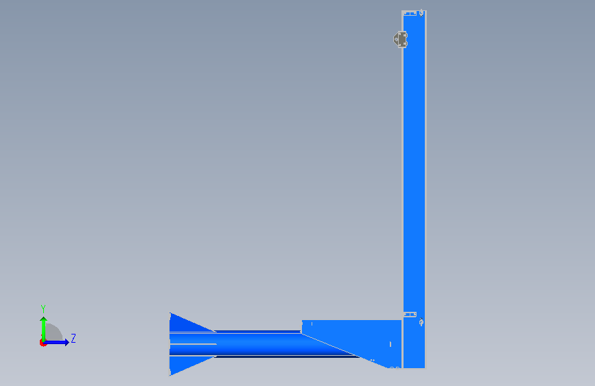 起重机TON JIB CRANE 左侧视图