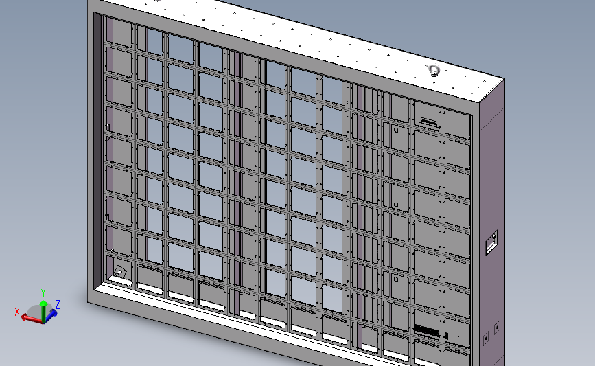 钣金柜 交通屏 3D模型