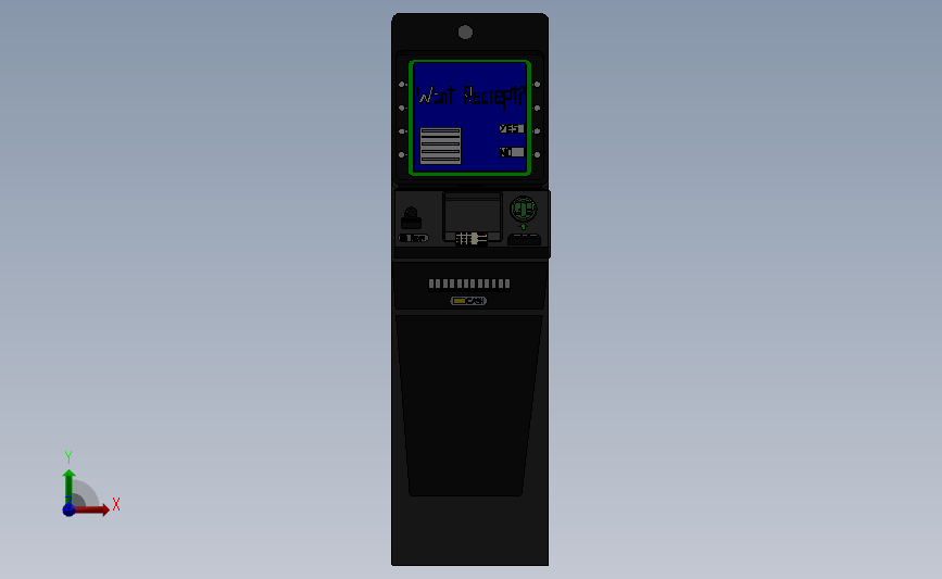 钣金机箱机柜ATM机_SOLIDWORKS 2011_模型图纸下载 – 懒石网