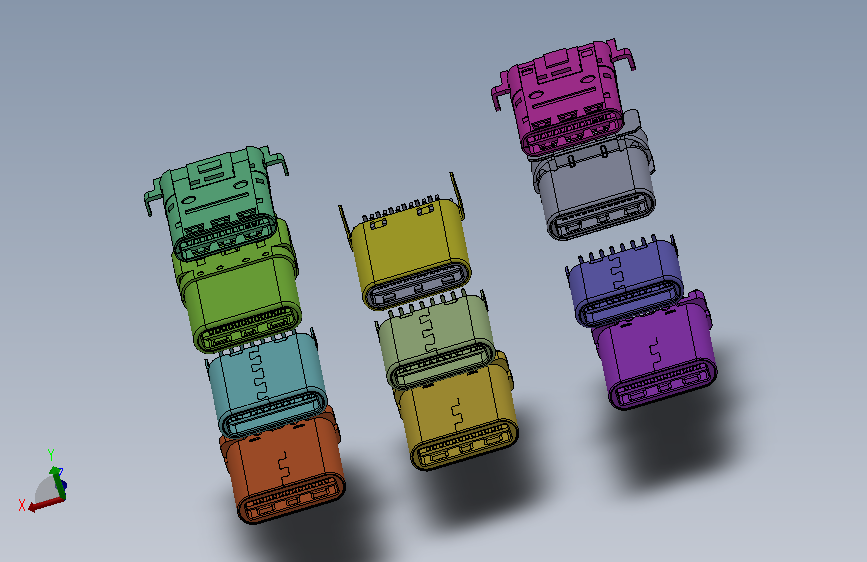 TYPE-C公头 3D零件库=1704728=30