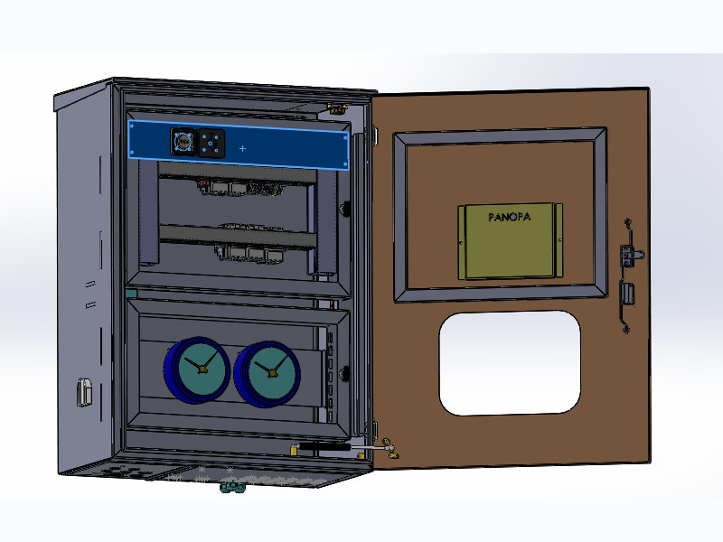 钣金图纸电力变压器控制柜