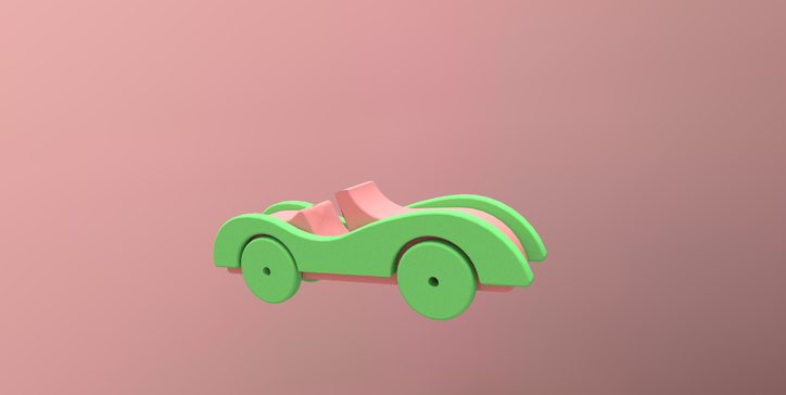 简单的玩具车