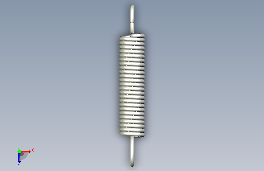 拉伸彈簧AWT.BWT-3D_AWT20-125 俯视图