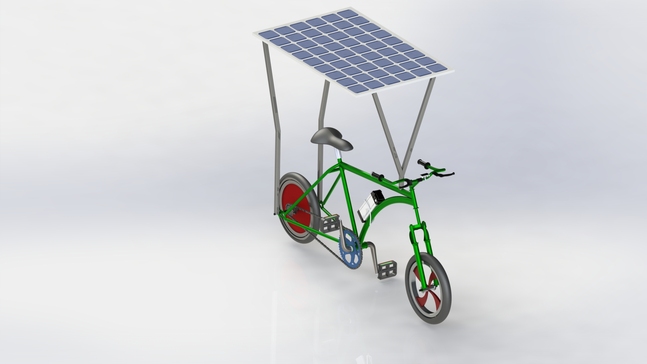 太阳能电动自行车