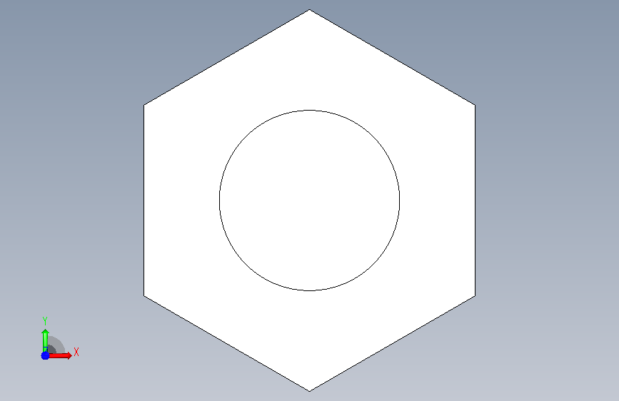 螺帽BJ610,611-3D_bj611-12032 正面视图