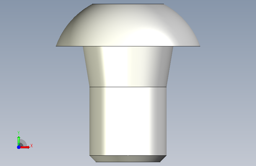 內六角圓頭螺絲,不銹鋼內六角圓頭螺絲BCBB,SBCBB-3D_BCBB4-6 正面视图