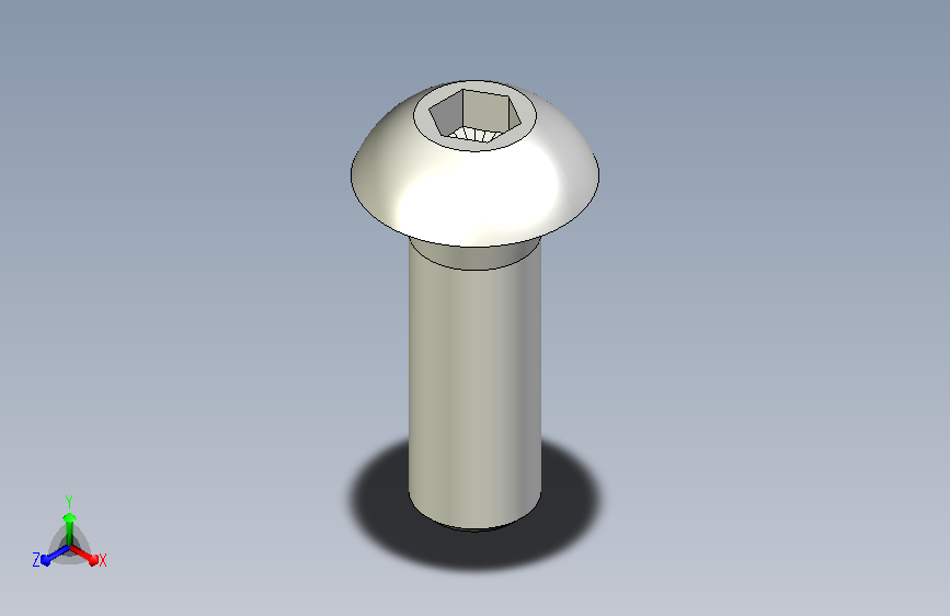 內六角圓頭螺絲,不銹鋼內六角圓頭螺絲BCBB,SBCBB-3D_BCBB4-12