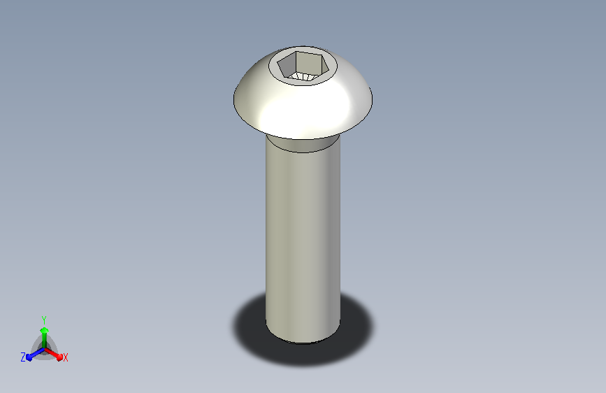 內六角圓頭螺絲,不銹鋼內六角圓頭螺絲BCBB,SBCBB-3D_BCBB4-15