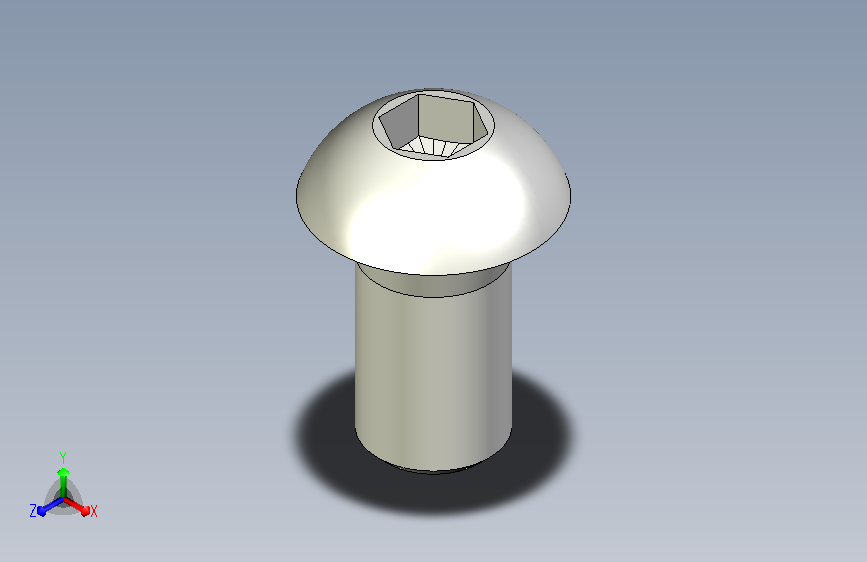 內六角圓頭螺絲,不銹鋼內六角圓頭螺絲BCBB,SBCBB-3D_BCBB8-15