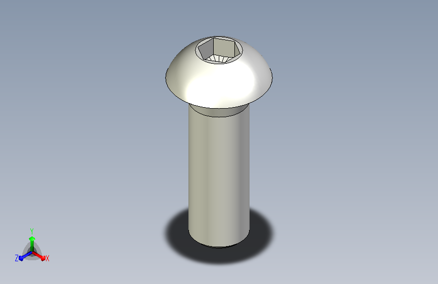 內六角圓頭螺絲,不銹鋼內六角圓頭螺絲BCBB,SBCBB-3D_BCBB8-25