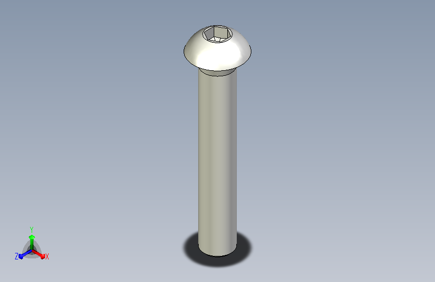 內六角圓頭螺絲,不銹鋼內六角圓頭螺絲BCBB,SBCBB-3D_BCBB8-50