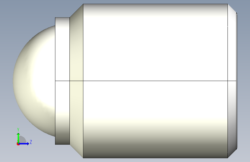全圓定位珠螺絲2272-3D_2272.810 左侧视图