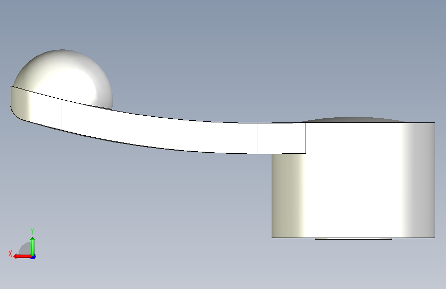 人體工學型把手ELC-3D_212121-XX 背面视图