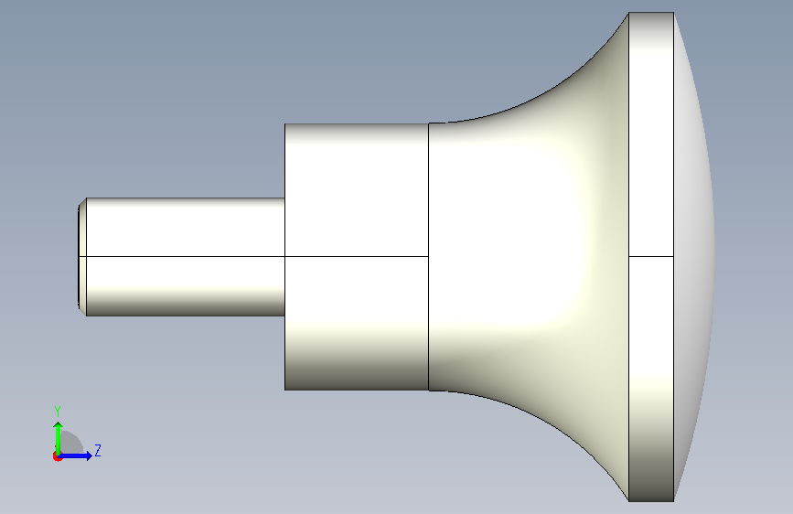 手輪把手2454(B)-3D_2454.133 左侧视图