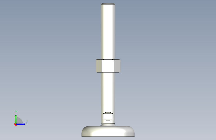 水平調整腳座(SUS製)LMR.SST-3D_408436 左侧视图