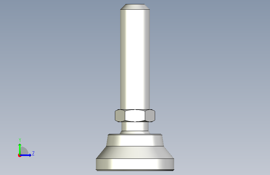 水平調整腳座(SUS製)LSA32-SUS-3D_levelling_elements_ls_a_32_14_sst_m12x43__0_352321 左侧视图