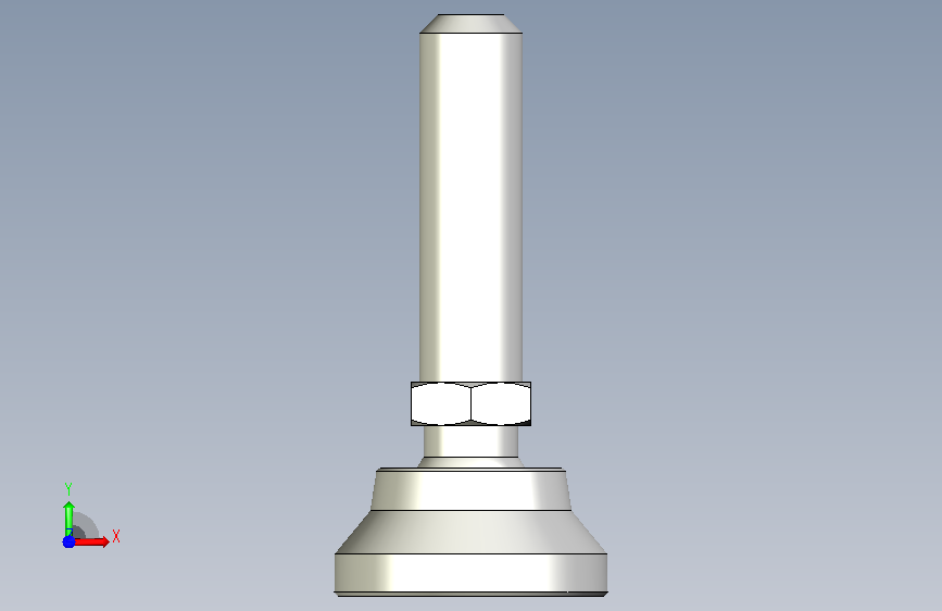 水平調整腳座(SUS製)LSA32-SUS-3D_levelling_elements_ls_a_32_14_sst_m12x43__0_352321 正面视图