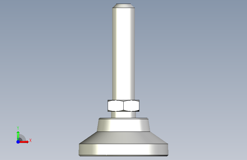 水平調整腳座(SUS製)LSA40-SUS-3D_levelling_elements_ls_a_40_14_sst_m10x43__0_353221 正面视图