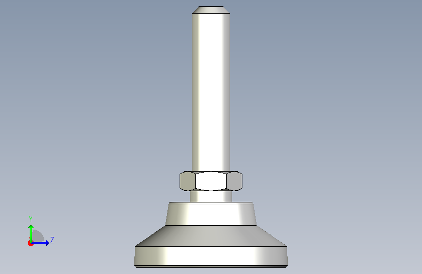 水平調整腳座(SUS製)LSA40-SUS-3D_levelling_elements_ls_a_40_14_sst_m10x43__0_353221 左侧视图