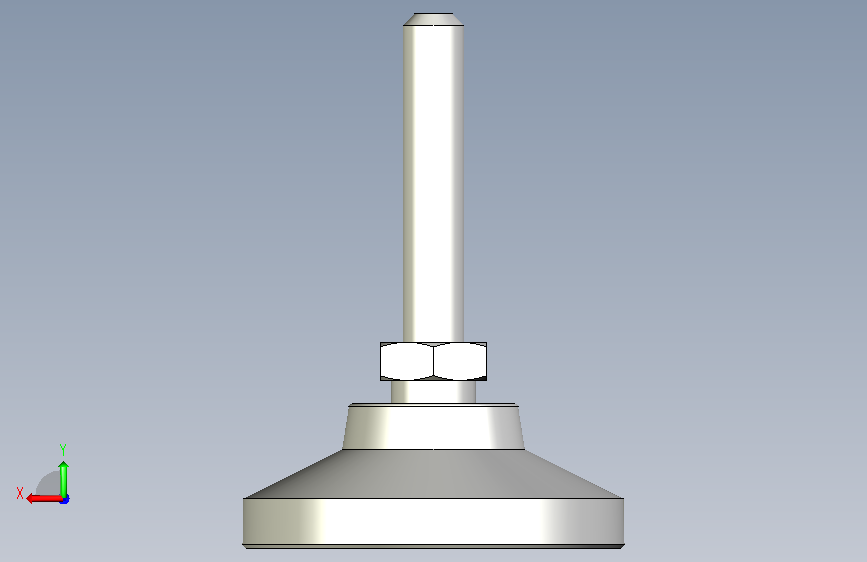 水平調整腳座(SUS製)LSA50-SUS-3D_levelling_elements_ls_a_50_14_sst_m8x43__0_354121 背面视图