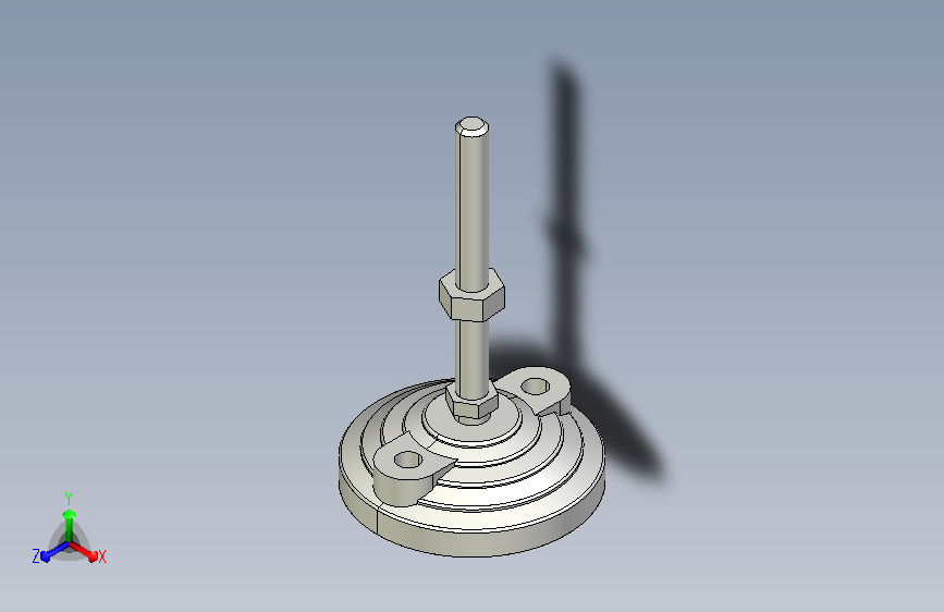 水平調整腳座(SUS製)LVF80-SUS-3D_334231