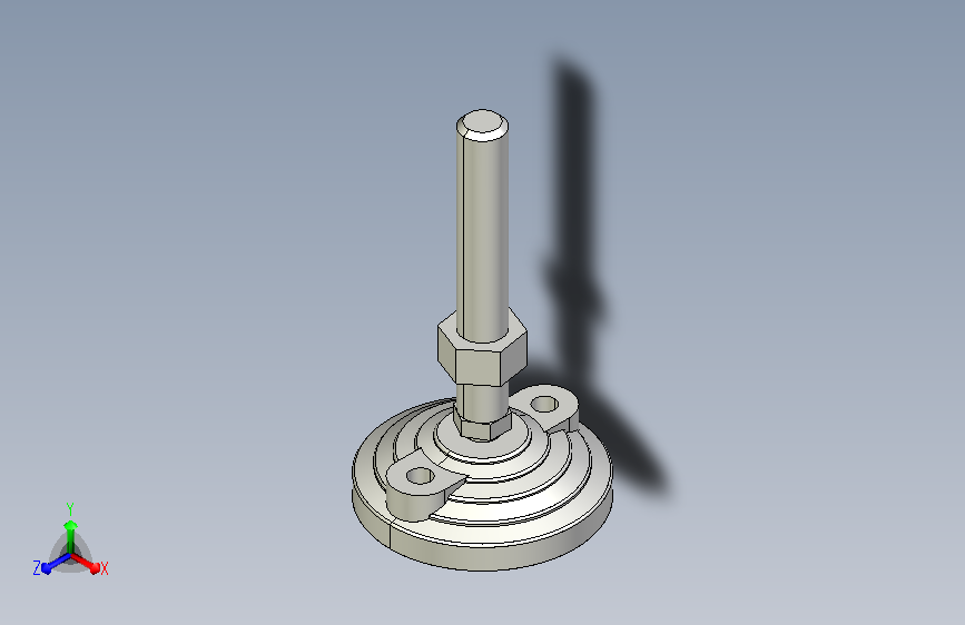 水平調整腳座(SUS製)LVF80-SUS-3D_334525