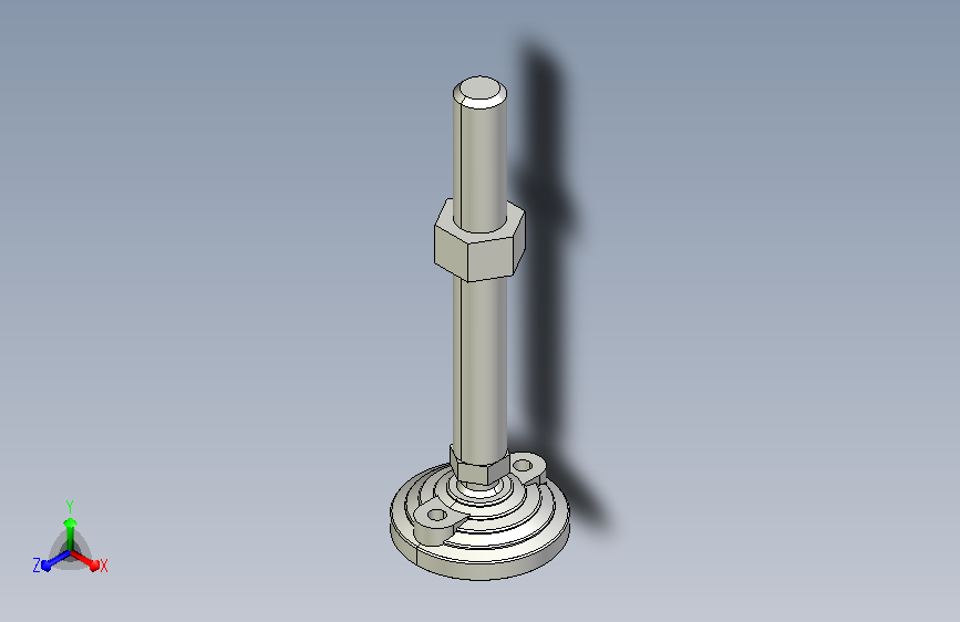 水平調整腳座(SUS製)LVF80-SUS-3D_334881