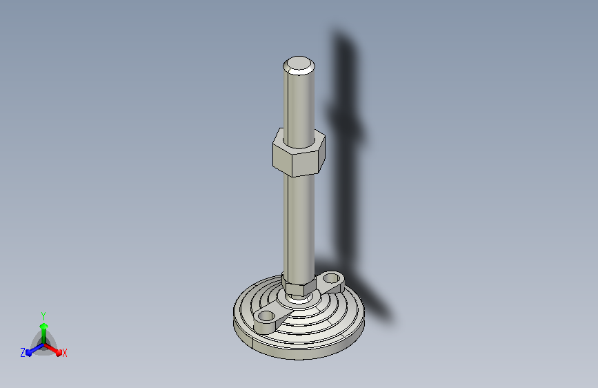 水平調整腳座(SUS製)LVF100-SUS-3D_335781